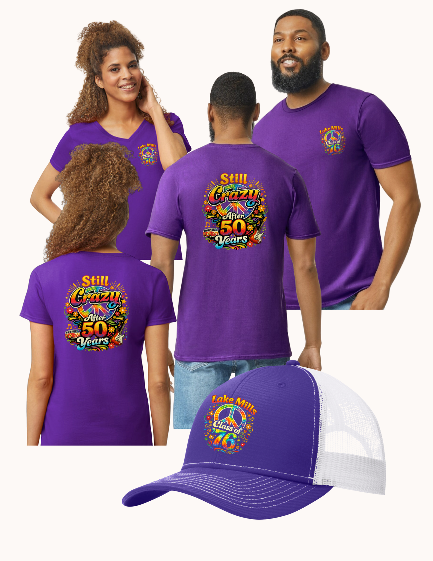 Lake Mills Class of ‘76 50th Class Reunion Apparel