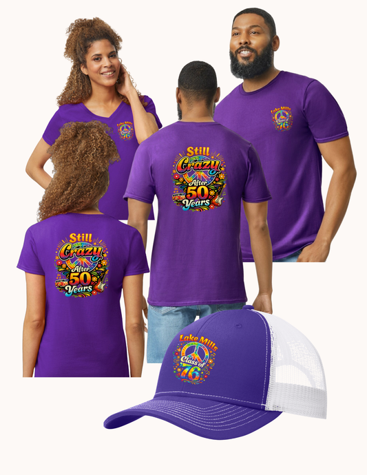 Lake Mills Class of ‘76 50th Class Reunion Apparel